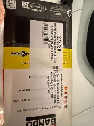 Correa Bando Honda 125 SH Dylan NUEVA Ref:273730