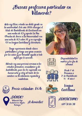 Clases Particulares de Lengua Castellana