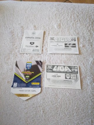 Lamine Yamal Cromos (4 unidades)
