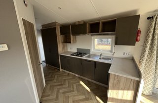 CASA PREFABRICADA CHALET DOS DORMITORIOS, COCINA