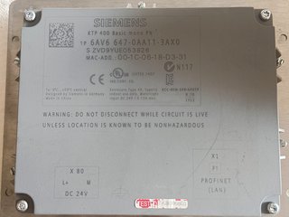 Siemens KTP 400 6AV6647-0AA11-3AX0 Panel Táctil