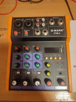 Mini mesa de mezclas G-MARK PTM-4