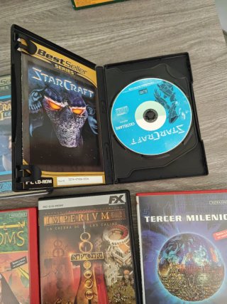 Lote 6 Juegos PC: Heroes, Warcraft, Starcraft