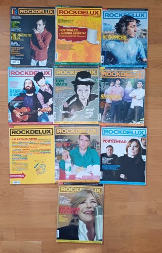 Lote revistas rockdelux 2008