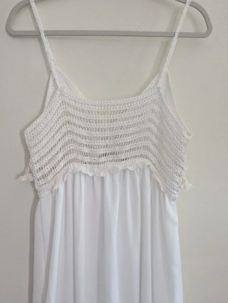Vestido Longo Boho Chic Crochet e Borlas