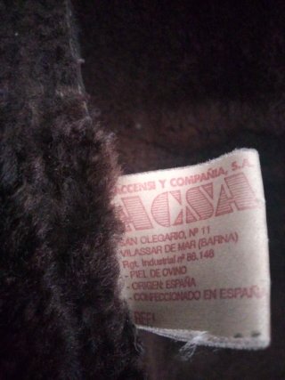 Chaquetón Piel Doble Faz
