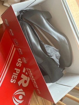 Zapatos de tacón de piel negros Panter Profesional