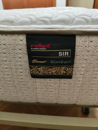 Colchón Relax SIR Premium/El Corte Inglés 90x190cm
