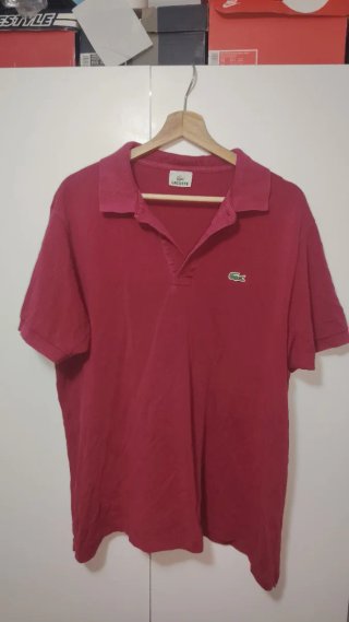 Polo Lacoste burdeo