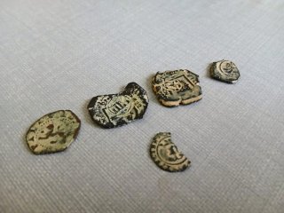 Lote 4 Monedas de los Austrias