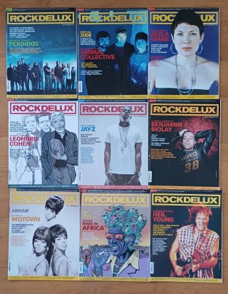 Lote revistas rockdelux año 2009
