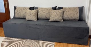 Sofá Marroquí Gris y Beige