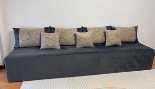 Sofá Marroquí Gris y Beige