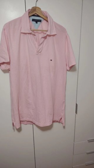 Polo Tommy Hilfiger Rosa Talla M