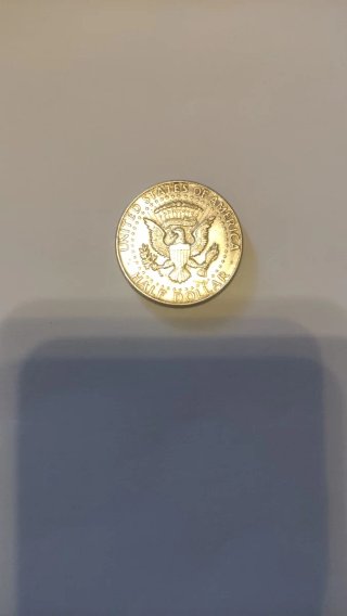 Moneta mezzo dollaro argento