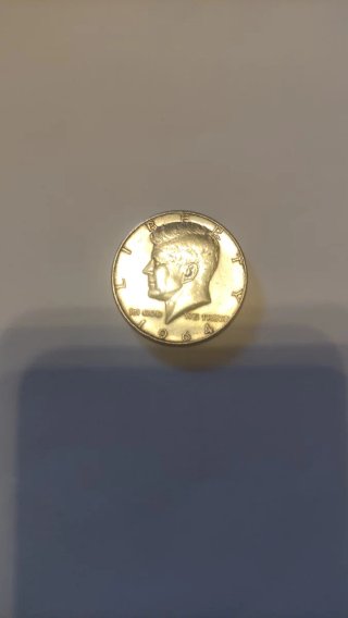 Moneta mezzo dollaro argento