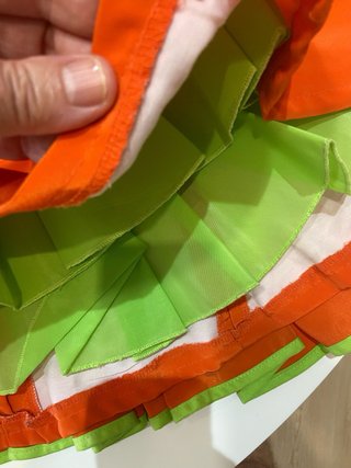 371 Traje Sevillanas Naranja Talla 42/44
