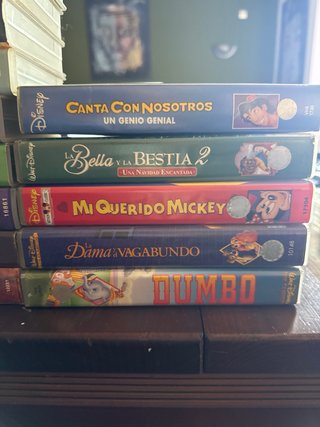 25Películas VHS Disney Clásicos