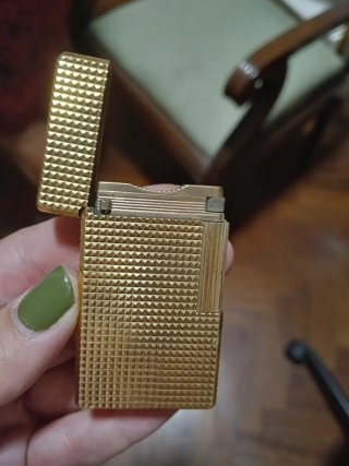 Mechero Dupont Vintage Dorado