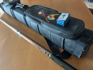 Taco de billar profesional con funda
