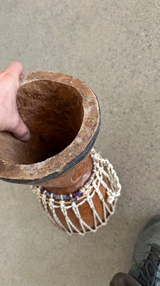 Timbal decorativo de madera