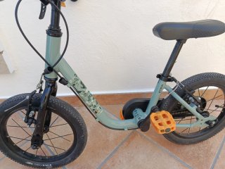 Bicicleta 14 pulgadas 2en1 Decathlon
