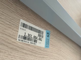 Mesa de oficina Bikkom madera y metal
