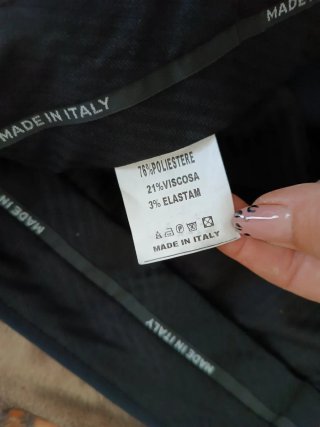 Pantalone uomo classico blu