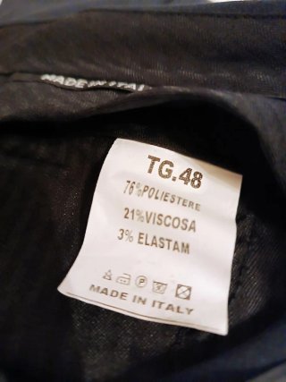 Pantalone uomo classico blu