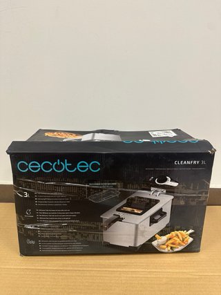 Freidora Cecotec CleanFry 3L 2000W