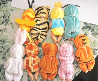 9 Muñecos Bebé Articulables