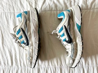 Nike P-6000 Blancas y Azules • Talla 40