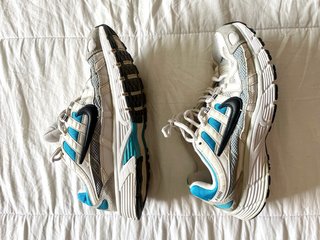 Nike P-6000 Blancas y Azules • Talla 40