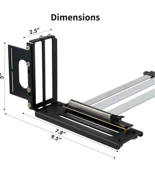 Cable Elevador PCIE 5.0 200mm