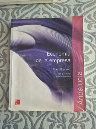 Economía de la empresa 2 Bachillerato. Andalucía