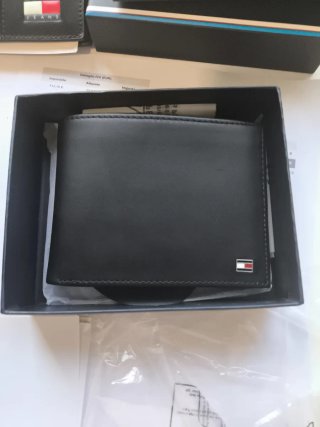 Portafoglio uomo Tommy Hilfiger nero