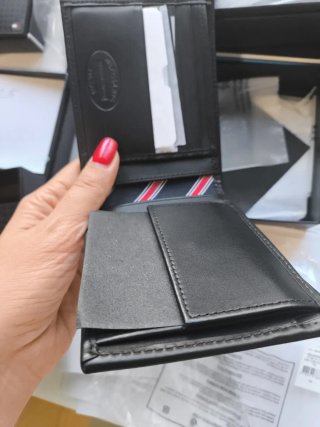 Portafoglio uomo Tommy Hilfiger nero
