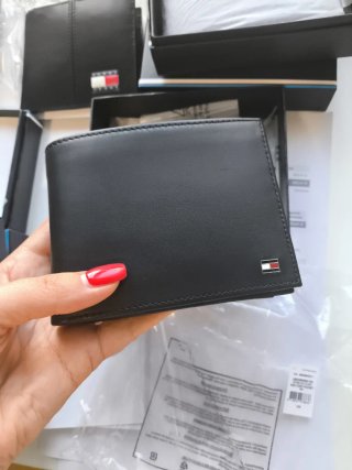 Portafoglio uomo Tommy Hilfiger nero