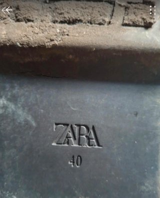 Botas Zara pretas n.º 40