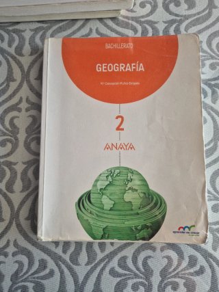 Geografía, 2 Bachillerato