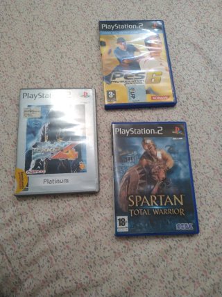 Pack 3 Juegos PS2: Tekken 4, PES 6, Spartan