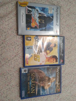 Pack 3 Juegos PS2: Tekken 4, PES 6, Spartan