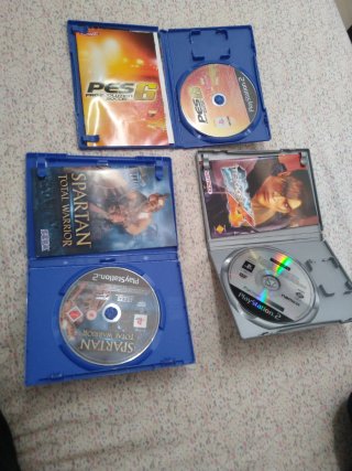 Pack 3 Juegos PS2: Tekken 4, PES 6, Spartan