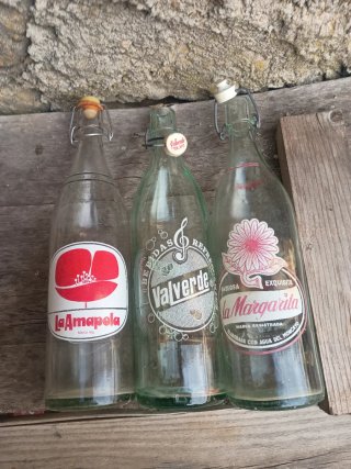 Lote 3 Botellas Gaseosa Vintage