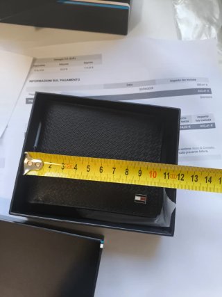 Portafoglio uomo Tommy Hilfiger nero