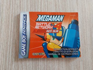 MANUALE MEGAMAN BATTLE NETWORK 4 RED SUN GAME BOY