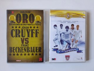 Pack de DVD's de fútbol (R.Madrid, balón de oro...