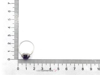 sortija oro 18k con piedra con diamante
