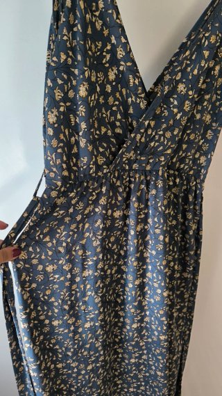 Vestido verano azul marino