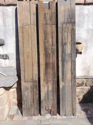 Puertas antiguas de pino